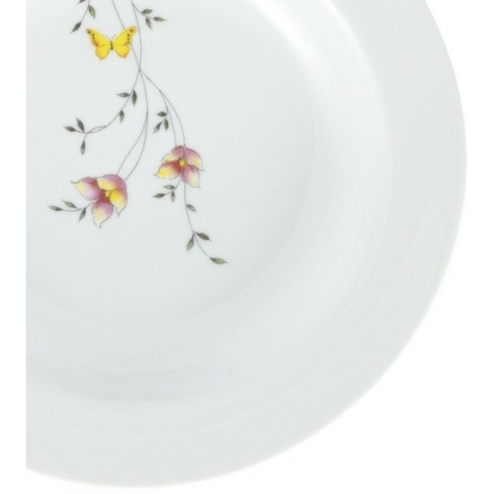 Prato 23,5cm Avulso Fundo Carmem Porcelana Schmidt